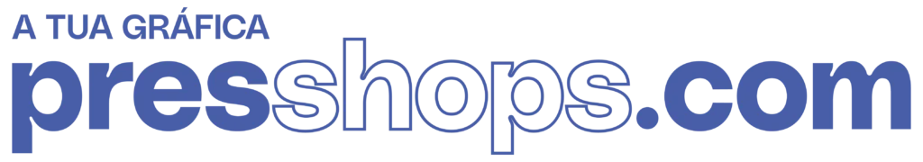 Logótipo da Presshops, gráfica online especializada em impressão personalizada e produtos promocionais em Portugal