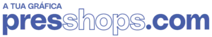 Logótipo da Presshops, gráfica online especializada em impressão personalizada e produtos promocionais em Portugal