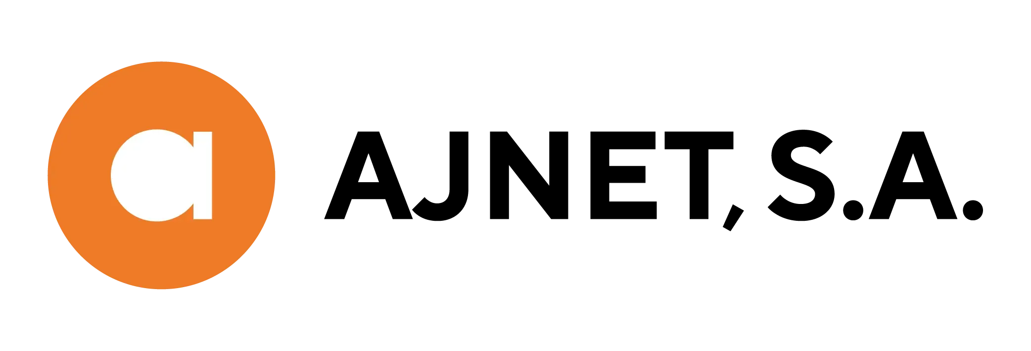 Logótipo da AJNET, S.A. , empresa responsável pelo desenvolvimento web e soluções digitais para Presshops